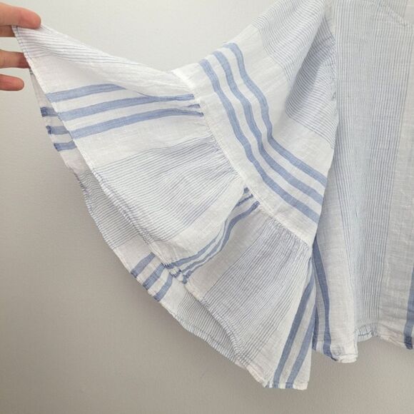 BP ruffled bell sleeve peasant blouse - Picture 5 of 7